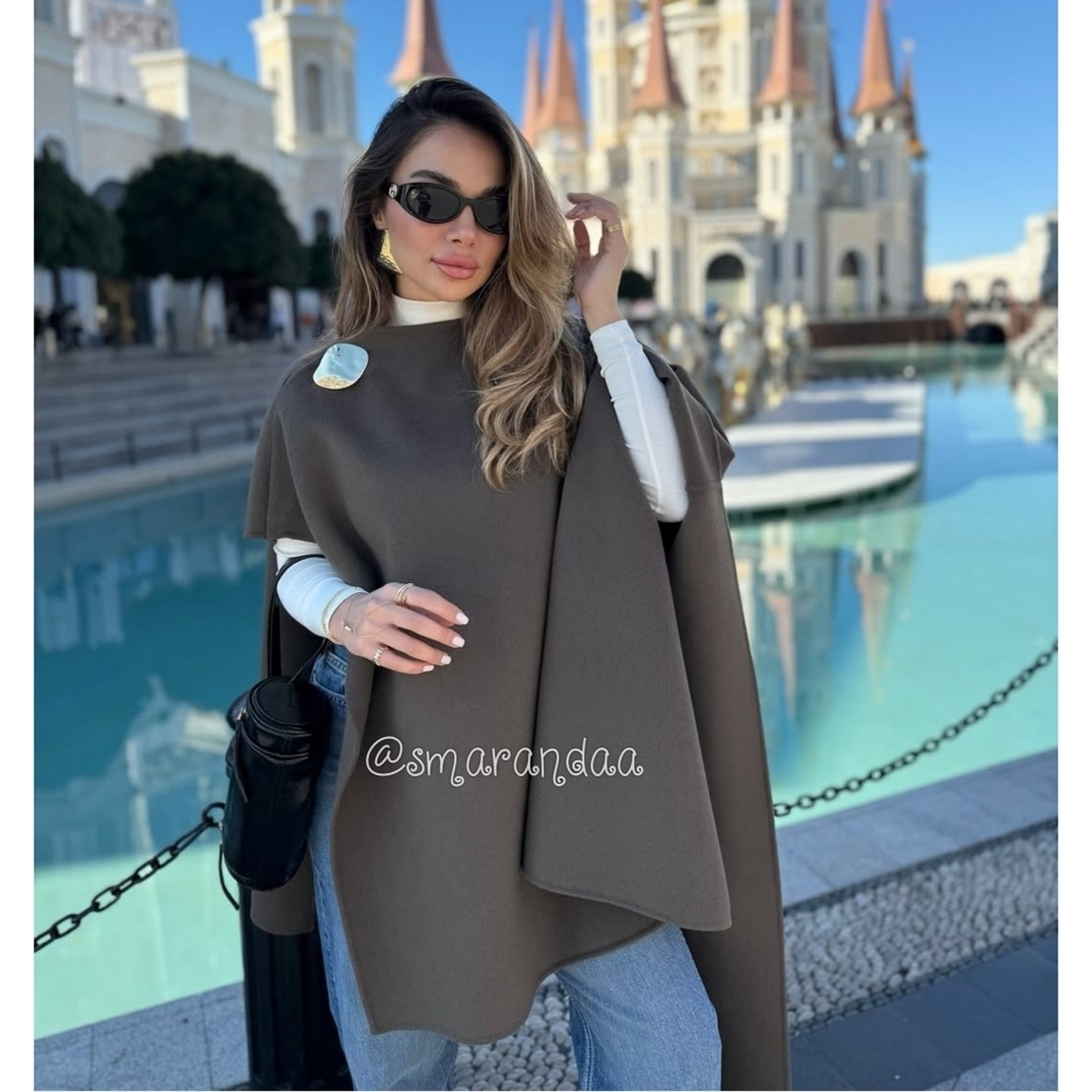 Zara Cape Wool Blend NWT
